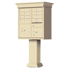 Classic Style Decorative 8-door Cluster Mailbox